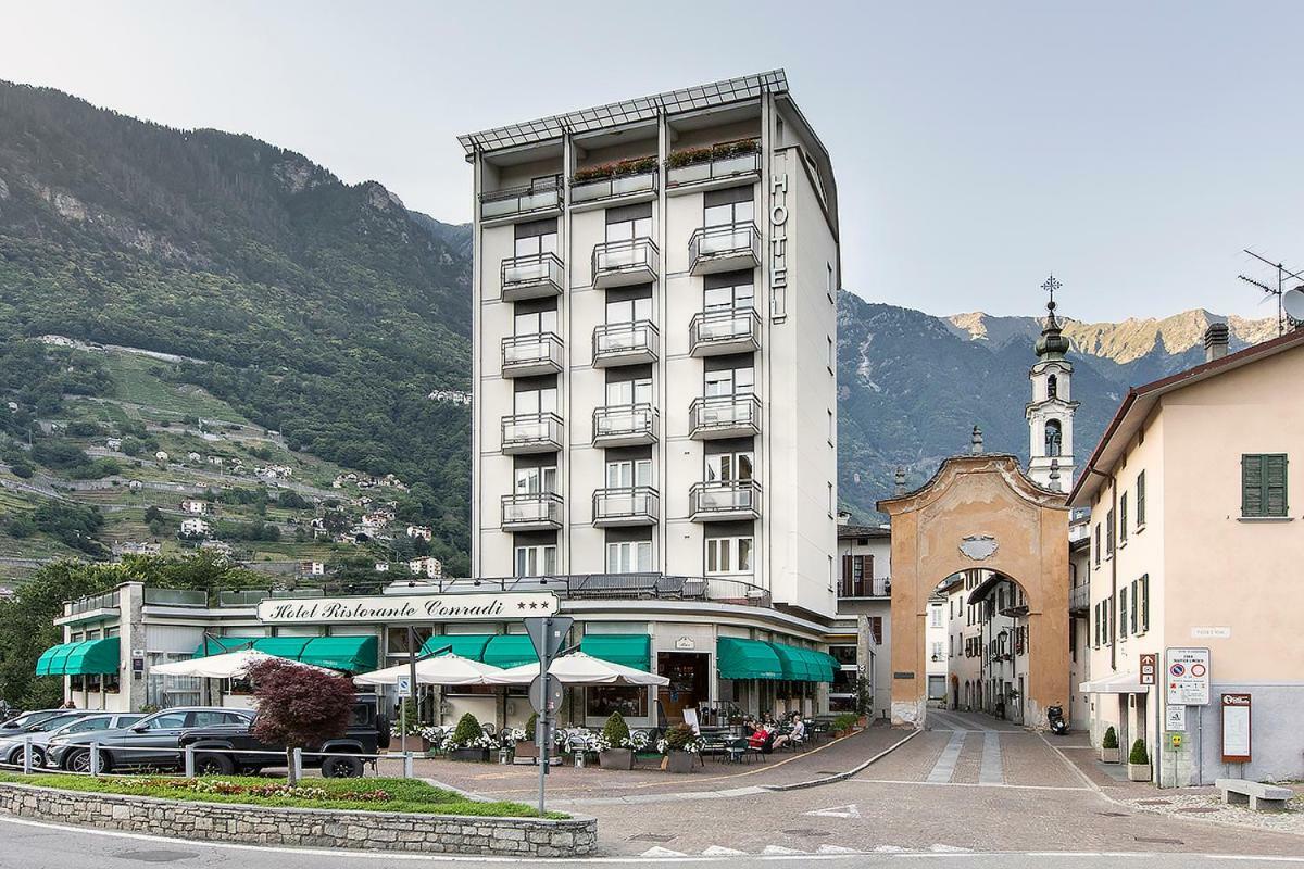 Hotel Conradi Chiavenna Exterior foto